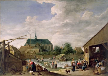 Der Bleichplatz, ca. 1645